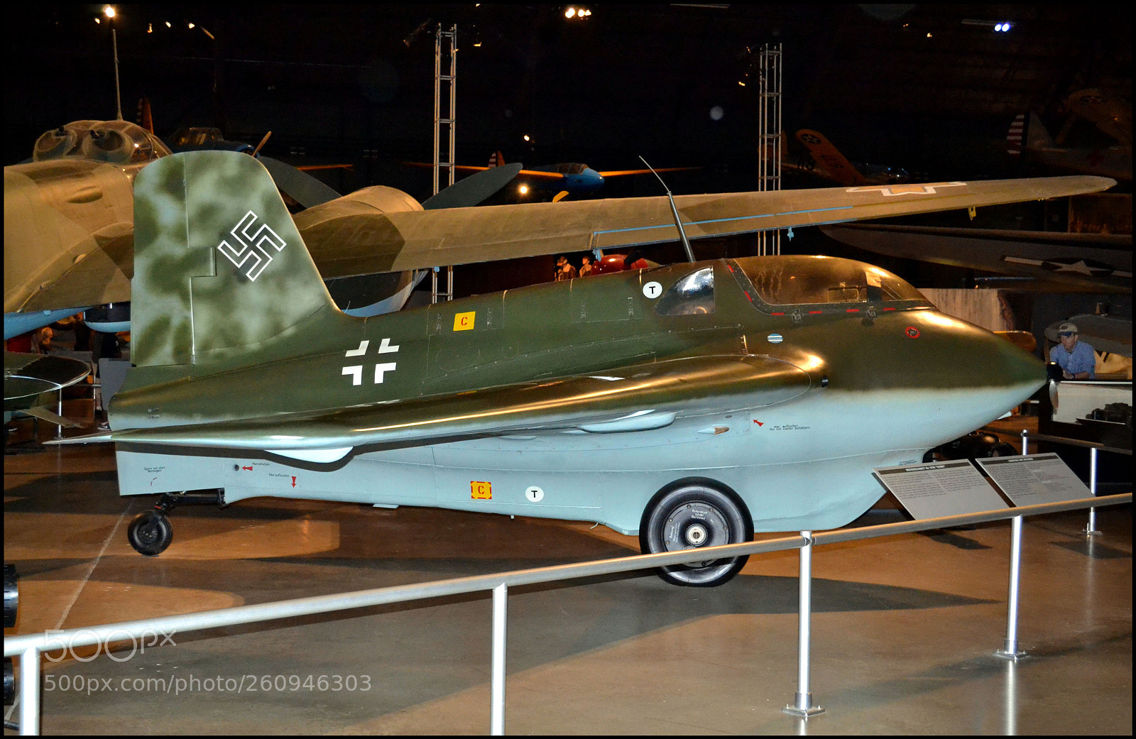 Nikon D3100 sample photo. Messerschmitt me 163b komet photography