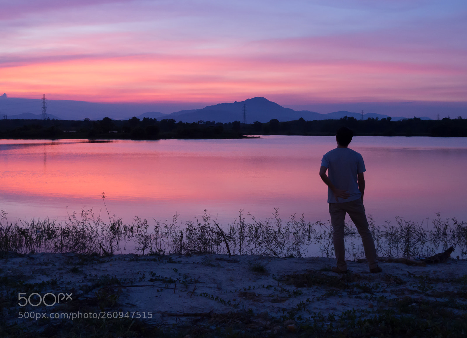 Olympus OM-D E-M10 II sample photo. Silhouette of man at photography