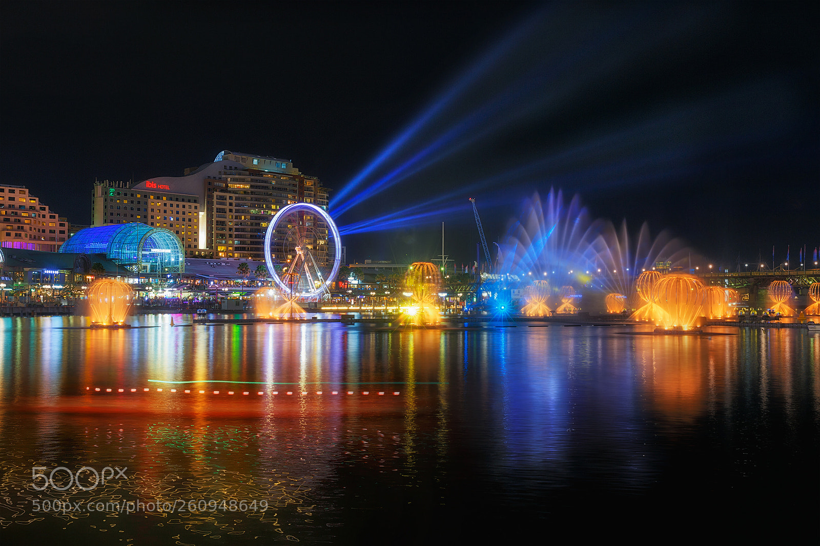 Canon EOS 6D sample photo. Vivid sydney photography