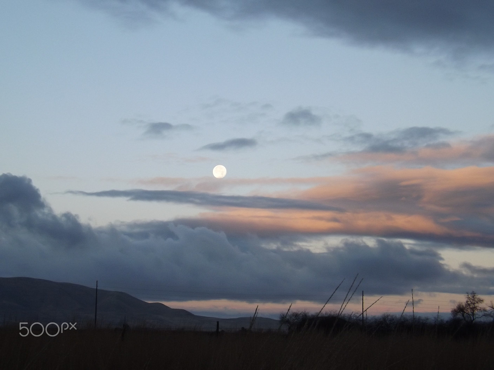 Fujifilm FinePix S4430 sample photo. Moon over west photography