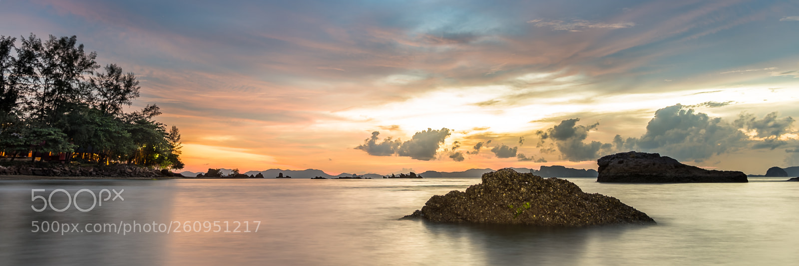 Canon EOS 6D sample photo. Panorama of ao nang photography