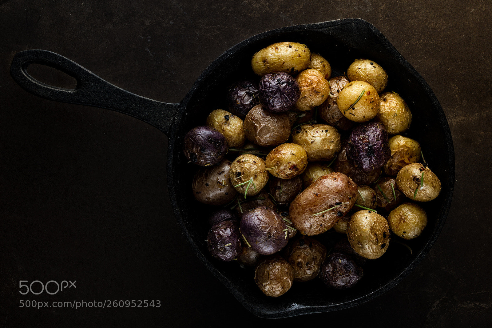 Canon EOS 6D sample photo. Roasted baby potatoes photography