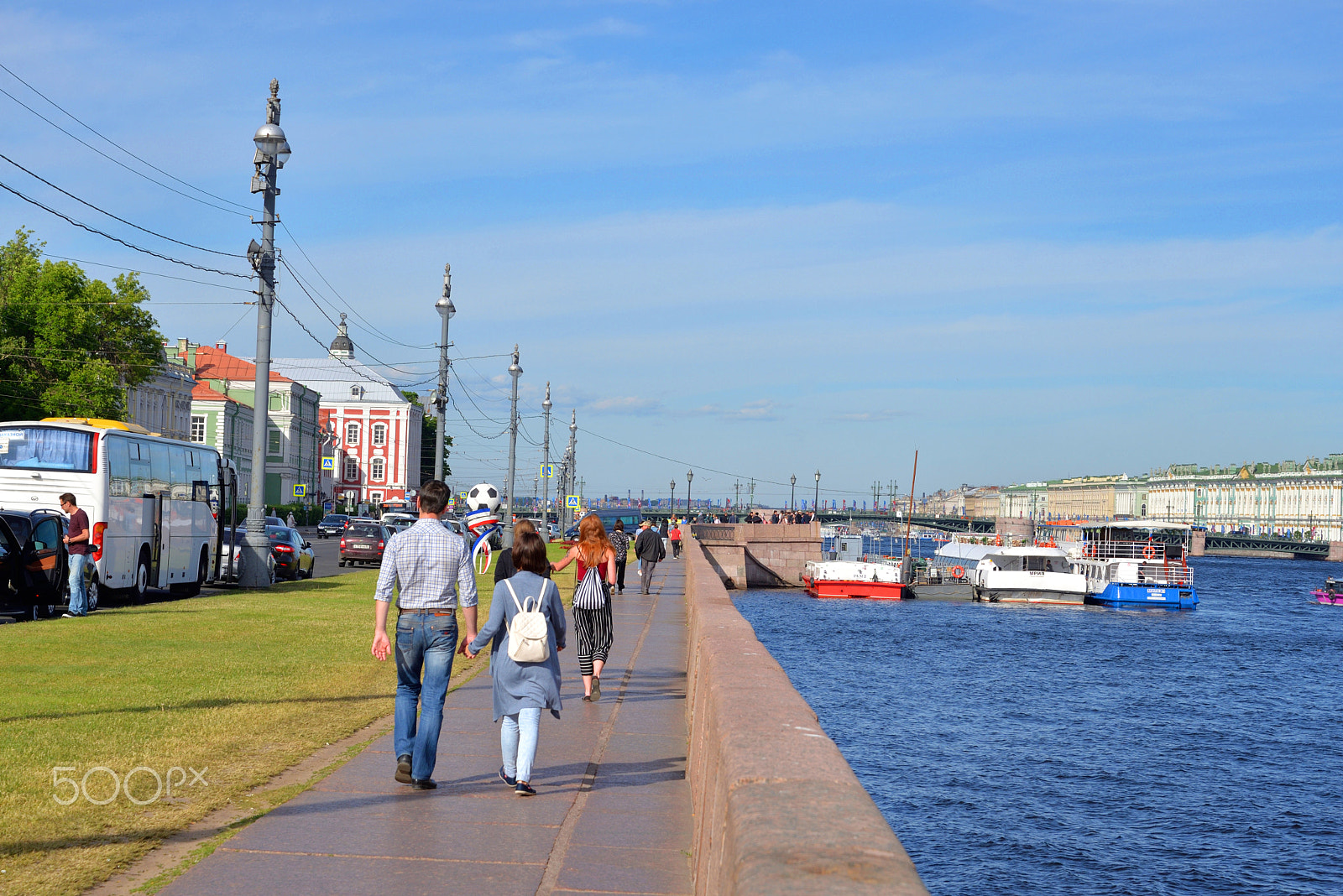 Nikon D610 sample photo. University embankment in st.petersburg. photography