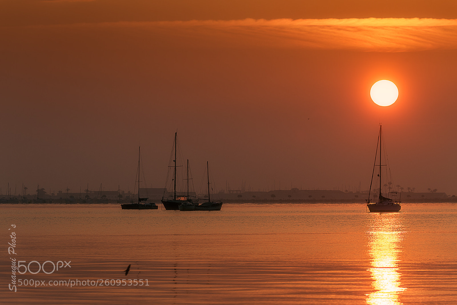 Canon EOS 6D sample photo. Orange sunset photography