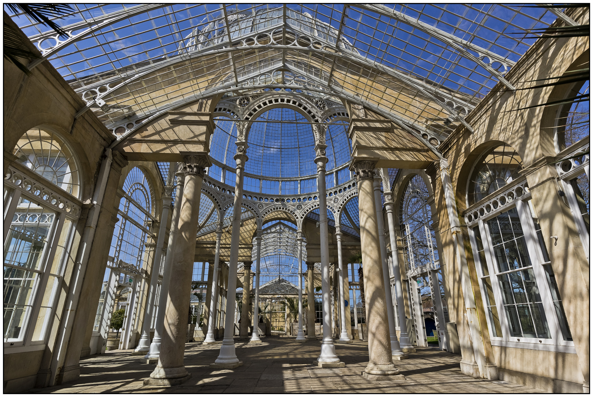 Canon EOS M6 sample photo. Inside the great conservatory, syon gardens london photography