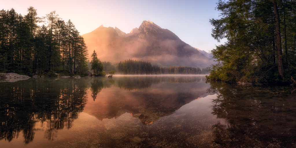 A Glowing Morning in the Alps by Daniel Fleischhacker on 500px.com