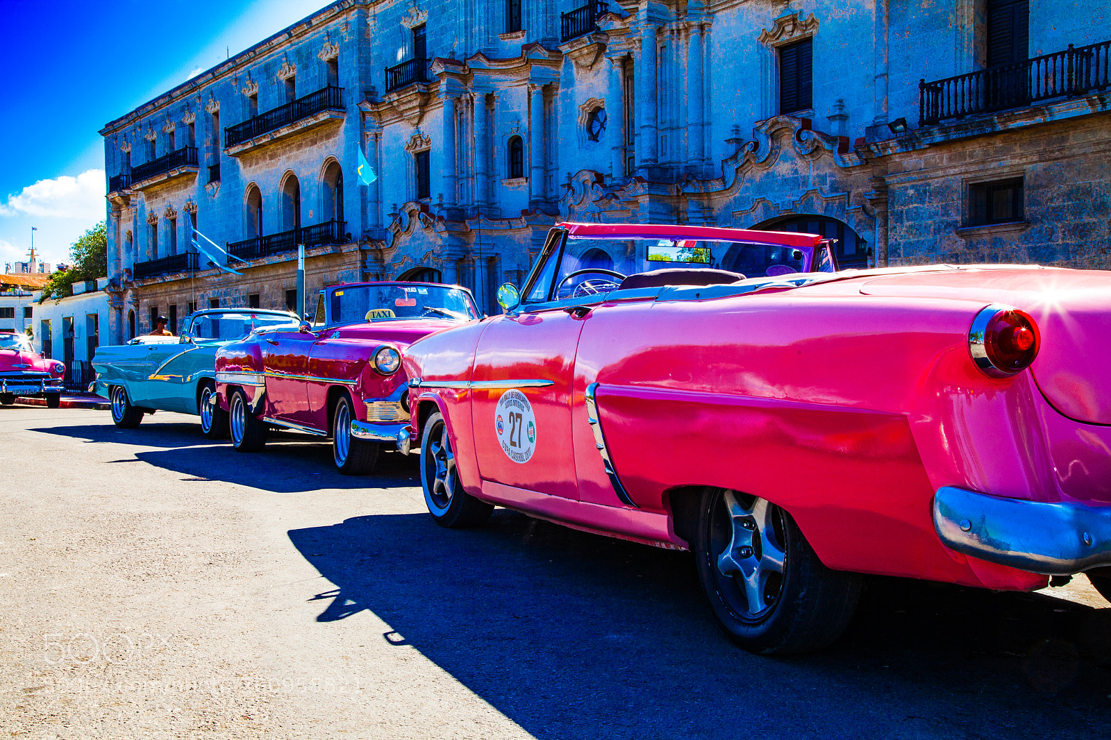 Canon EOS 5D Mark II sample photo. Vintage cars, havana, cuba. photography