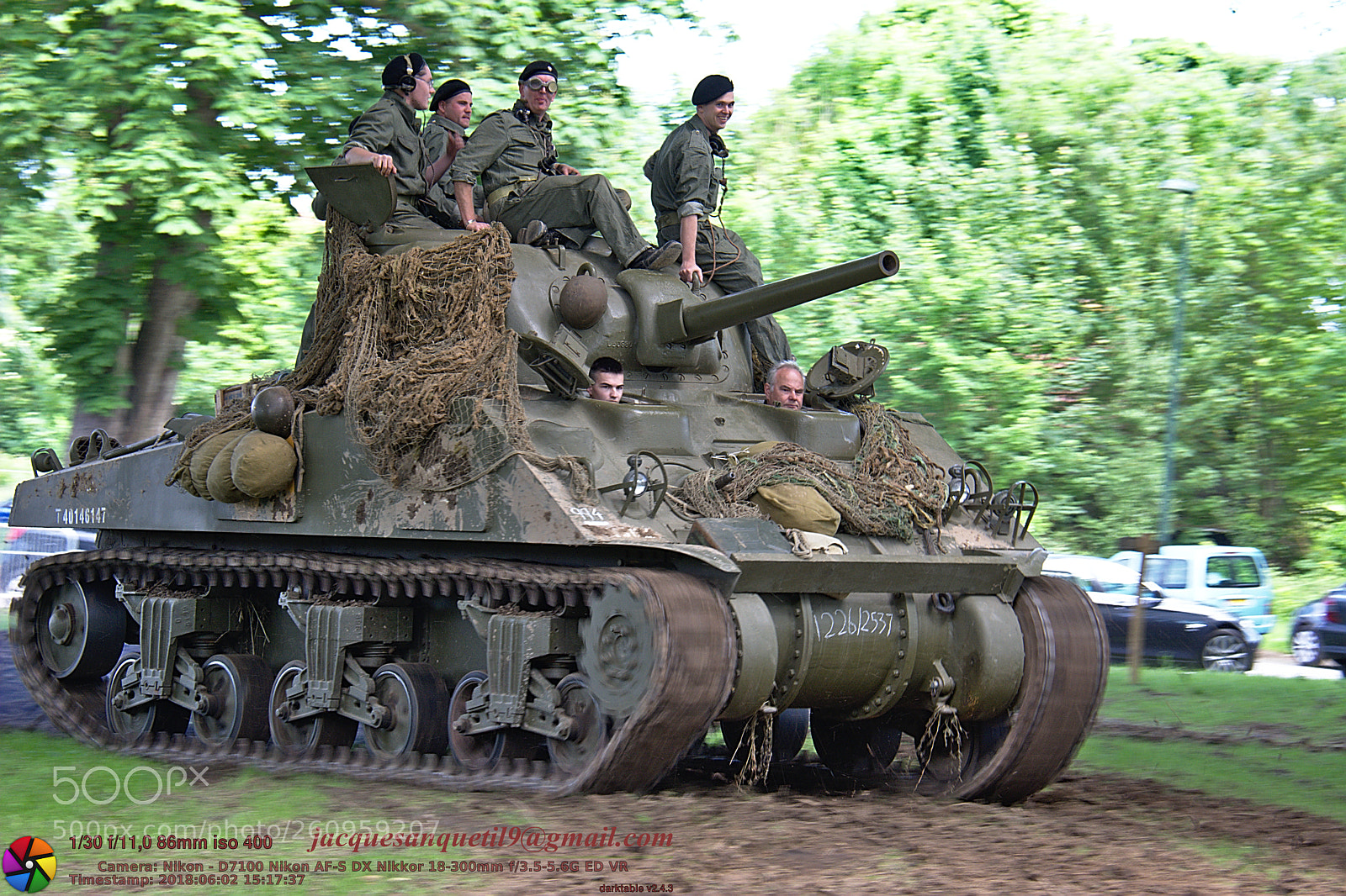 Nikon D7100 sample photo. Char de combat guerre 39/45 photography