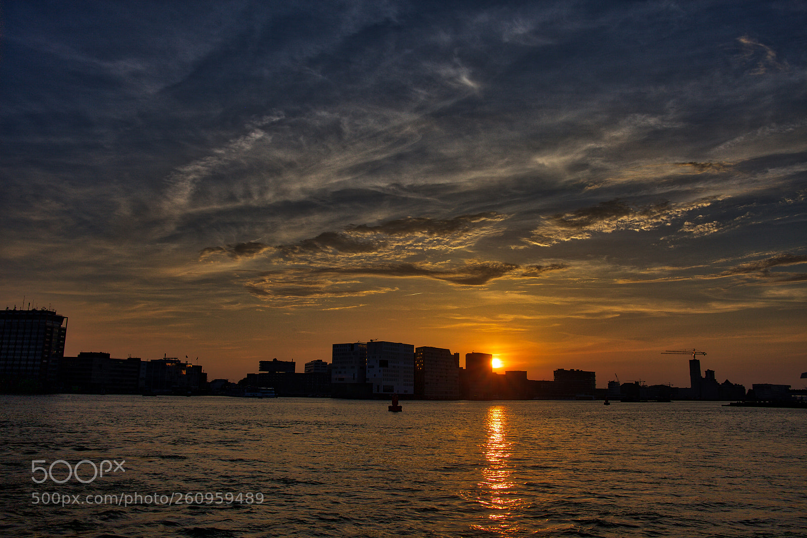 Canon EOS 5D Mark II sample photo. Amsterdam sunset photography