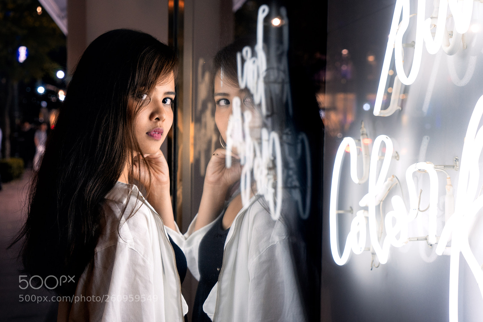 Sony a7 II sample photo. Ginza lights photography