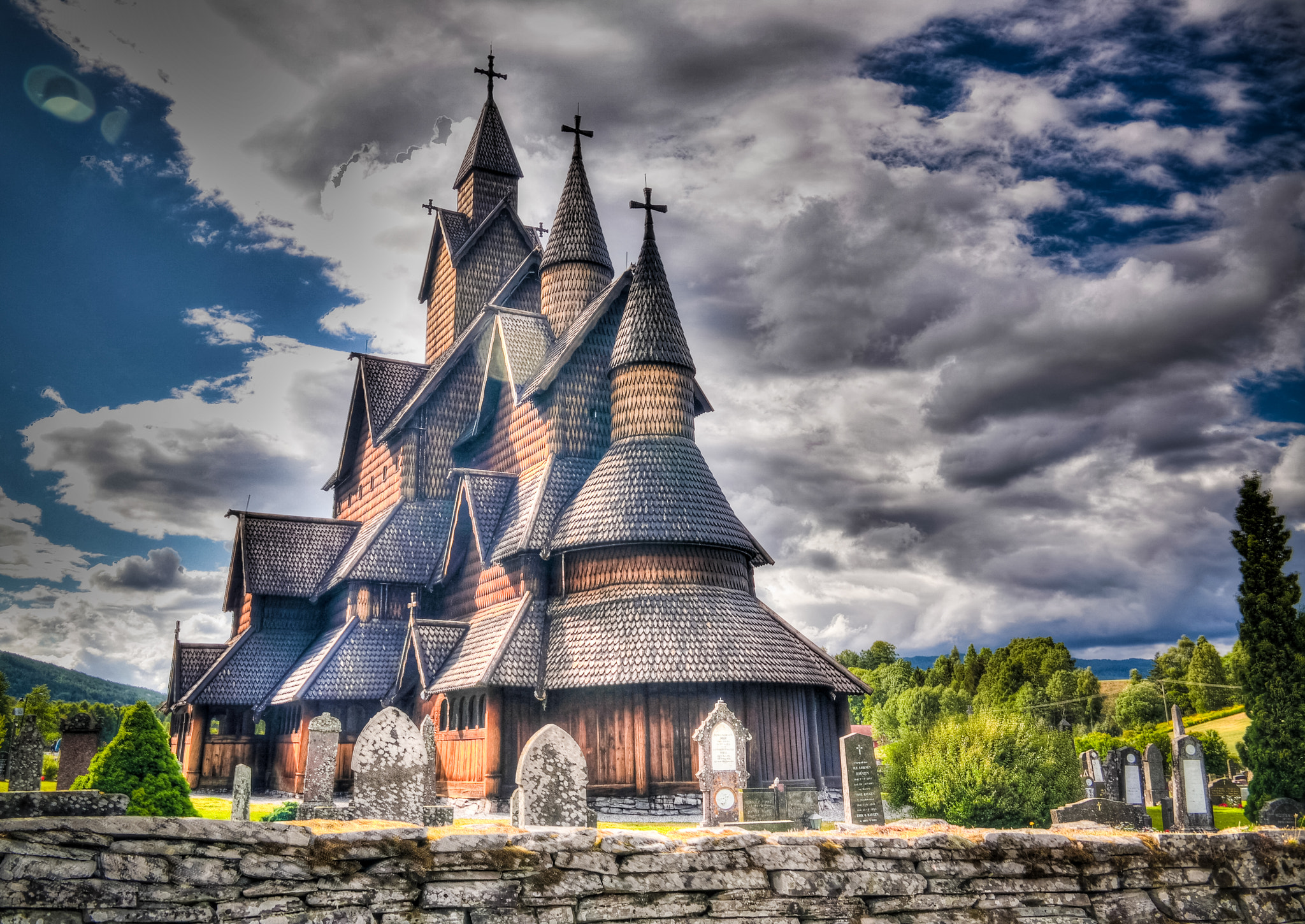 Samsung NX30 sample photo. Heddal stave church, notodden municipality, norway photography