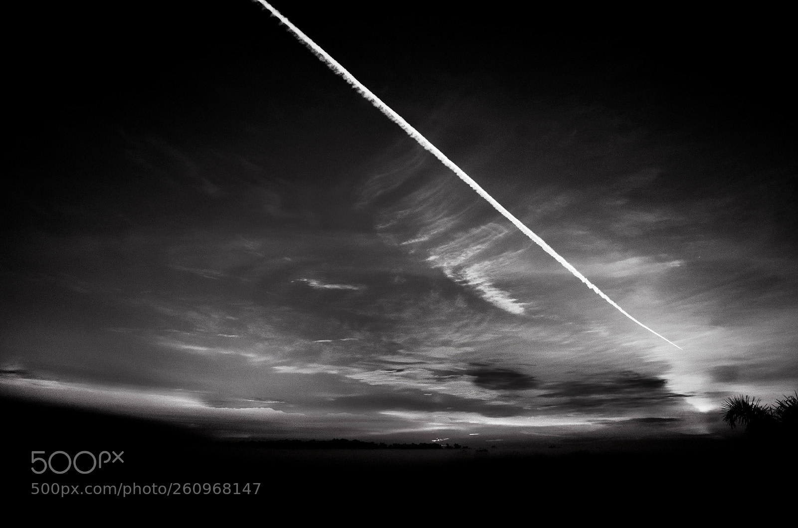 Nikon D7000 sample photo. Contrails at dawn photography