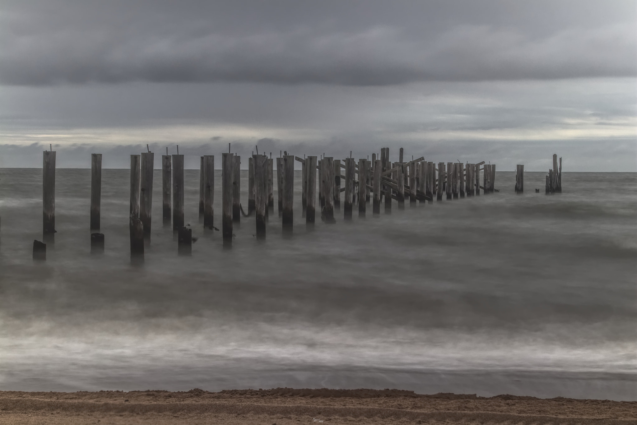 Canon EOS M5 sample photo. Abandoned pier photography