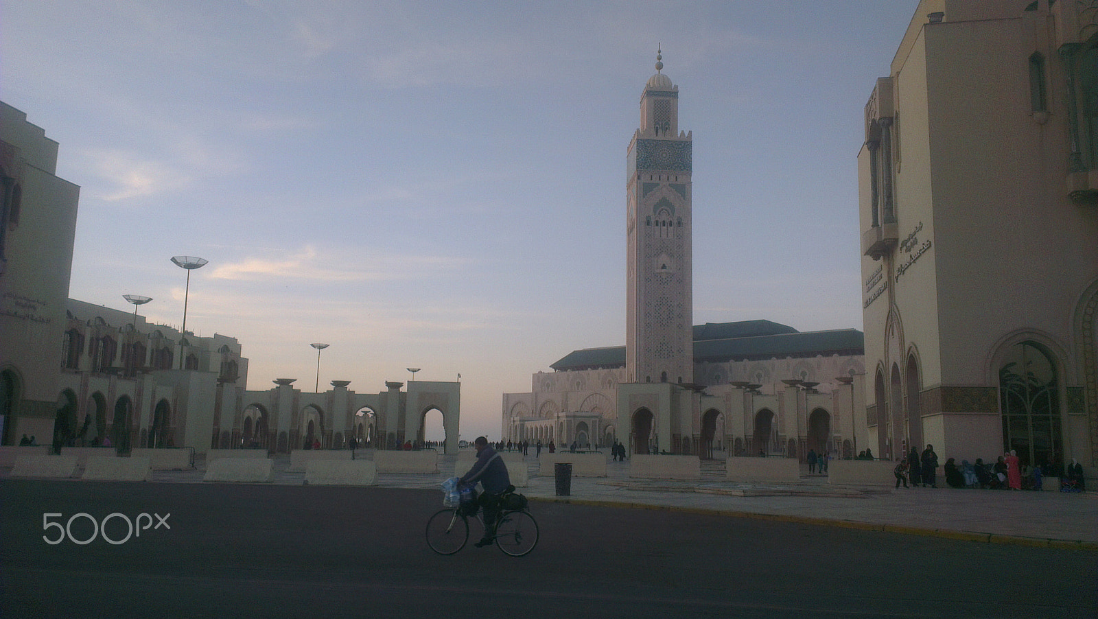 HTC ONE X sample photo. Hassan ii mosque photography