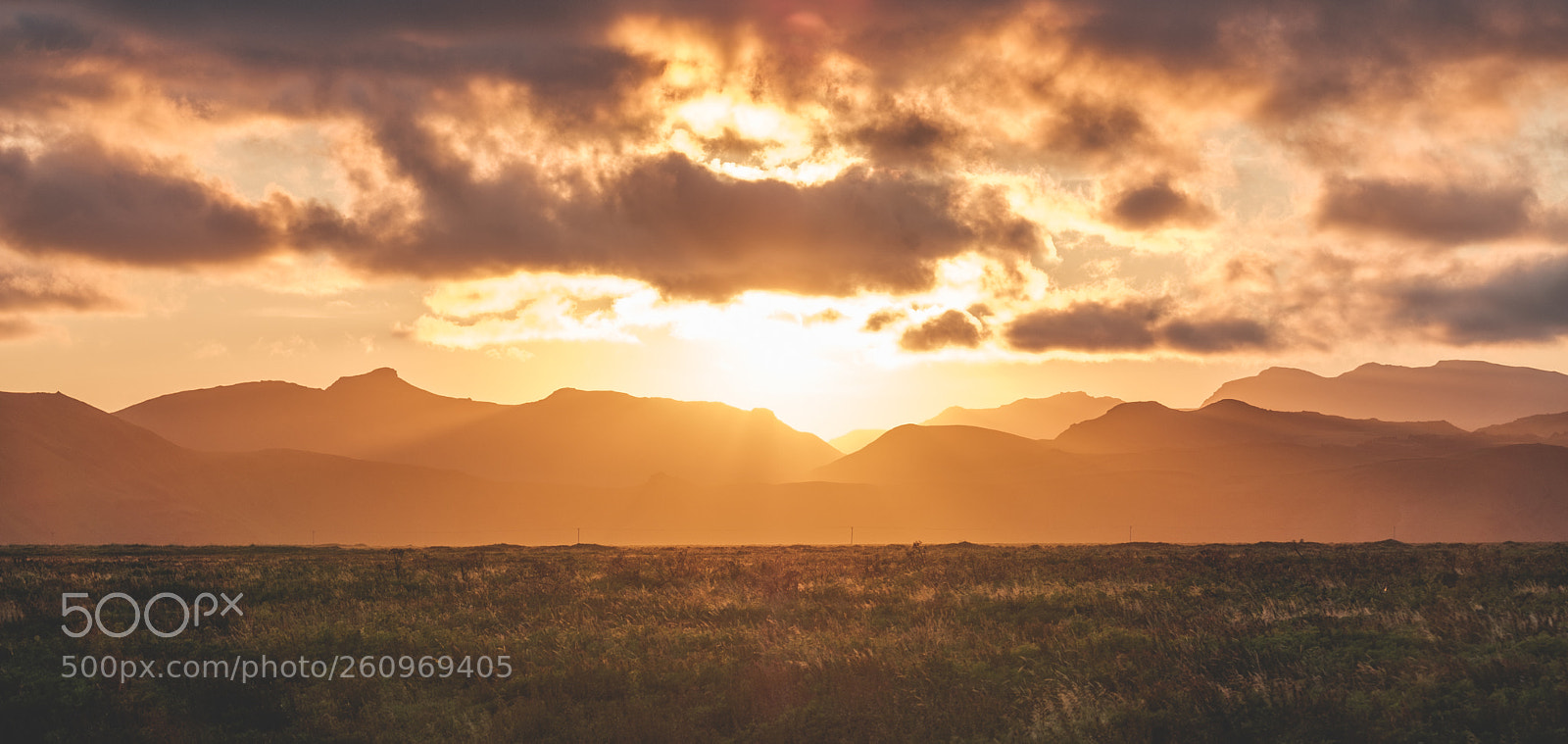 Fujifilm X-T2 sample photo. Sunset over the fields photography