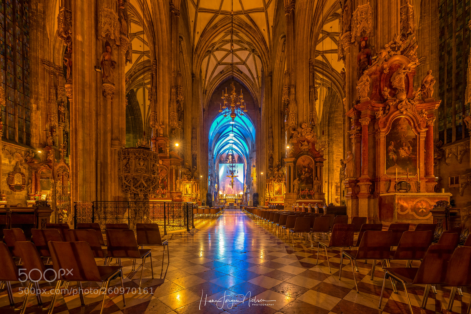 Sony a7R II sample photo. Inside stephansdom photography