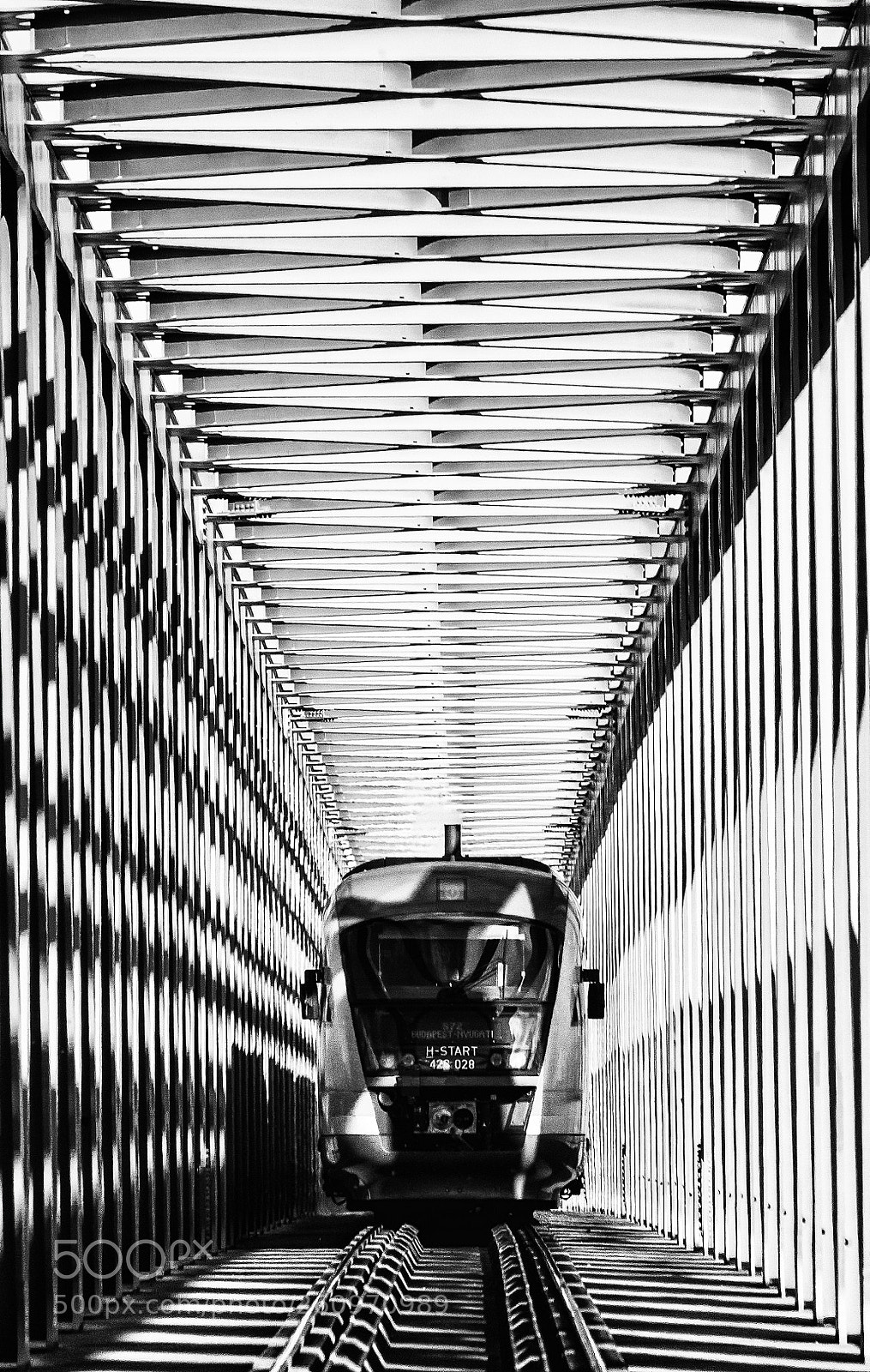 Nikon D7000 sample photo. Railway bridge - budapest photography