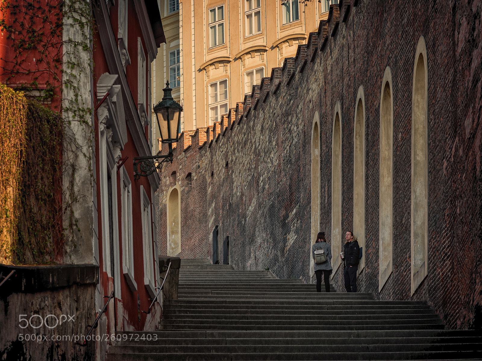 Nikon D610 sample photo. Meeting on the stairs photography
