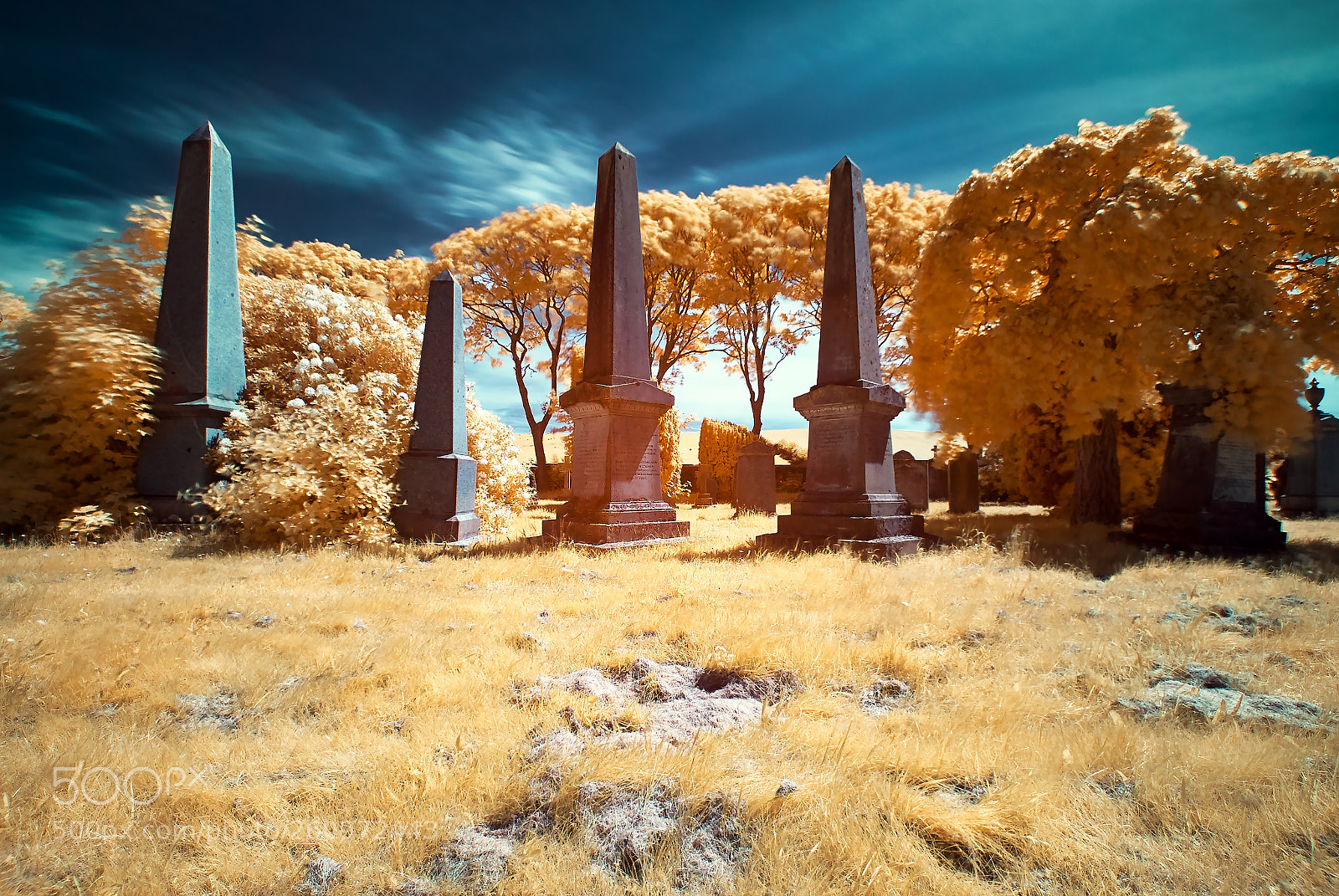 Nikon D200 sample photo. Obelisks infared 590nm photography