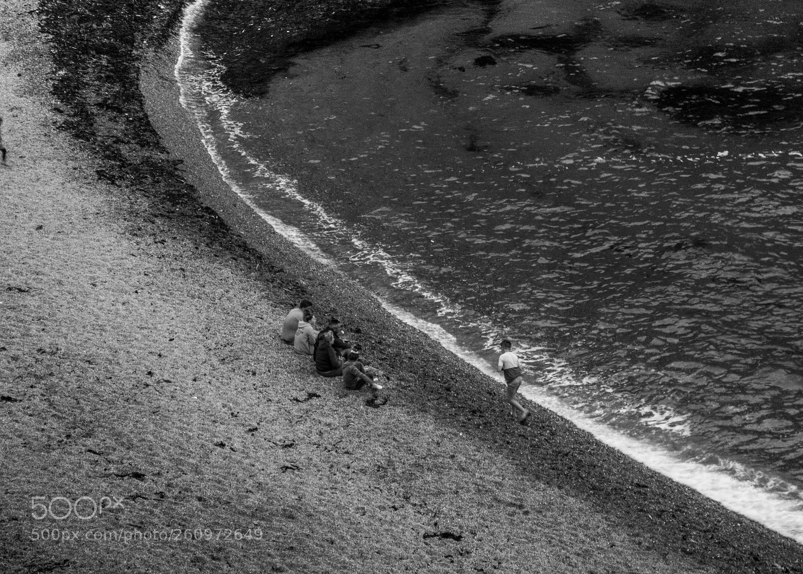 Canon EOS 70D sample photo. Coastal b&w photography