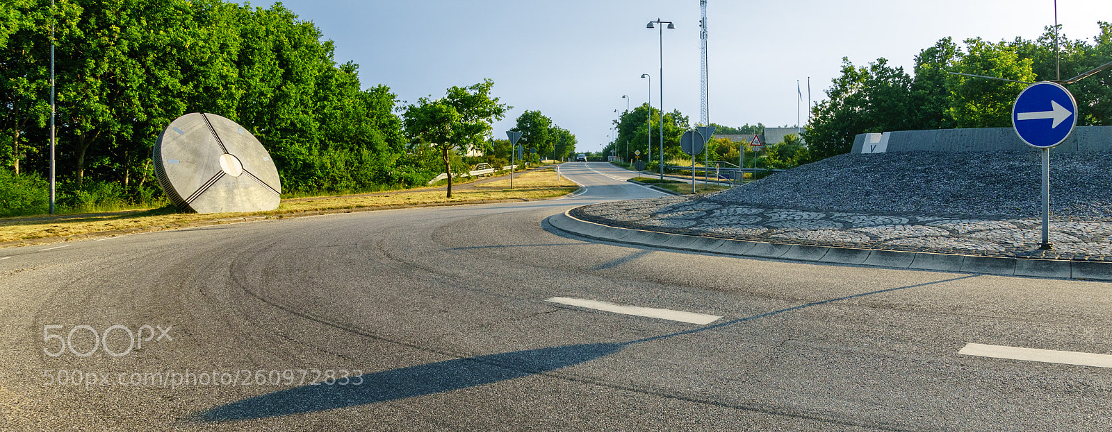 Sony ILCA-77M2 sample photo. Roundabout in skive ii photography