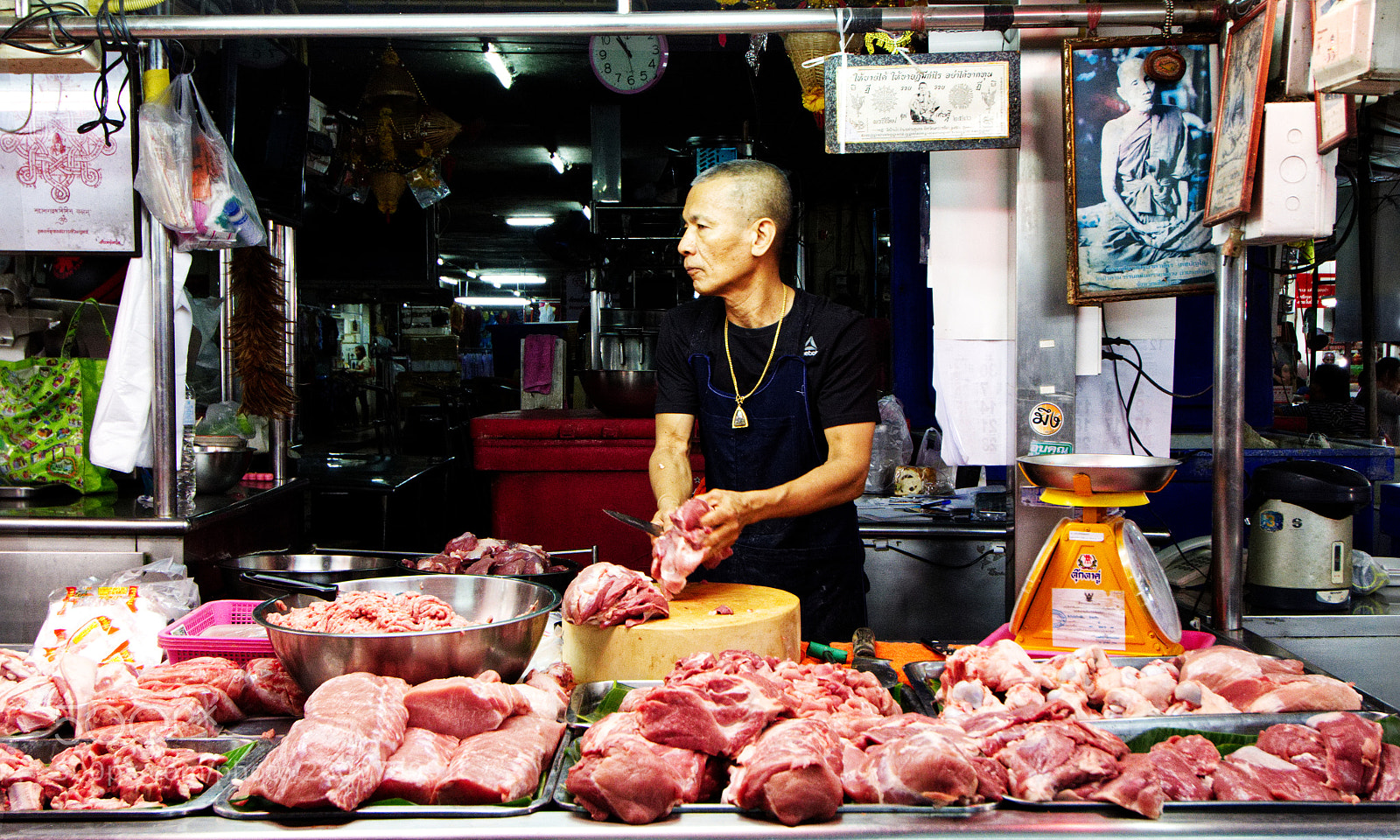 Nikon D7200 sample photo. Chiang mai butcher photography