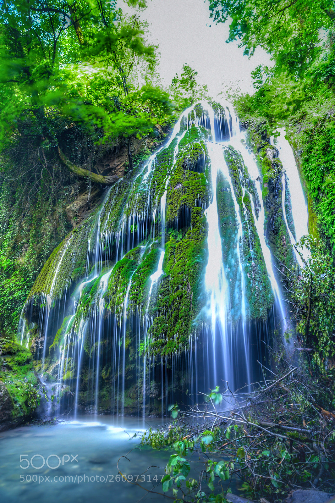Nikon D850 sample photo. Waterfall photography