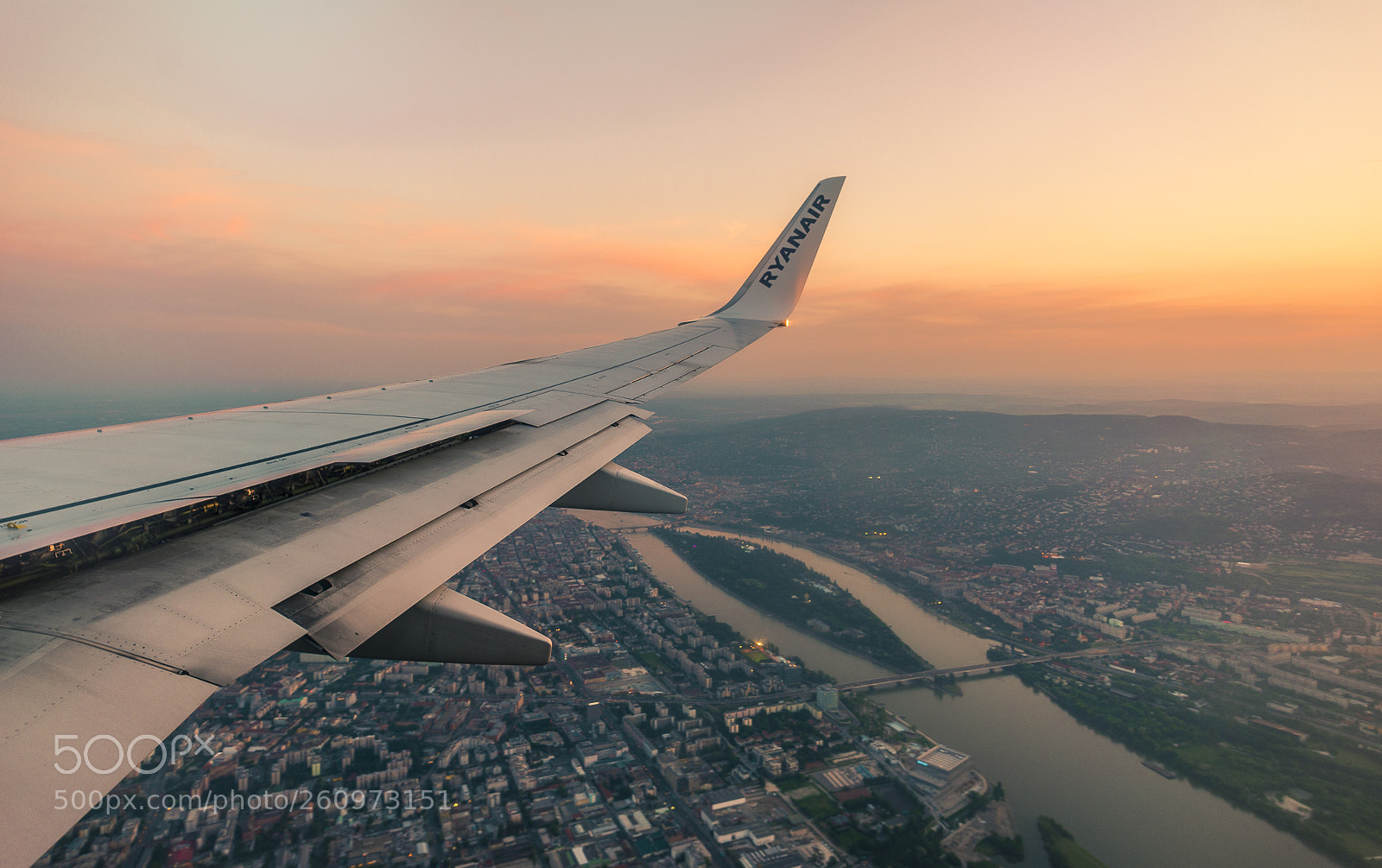 Nikon D610 sample photo. Sunset landing view photography
