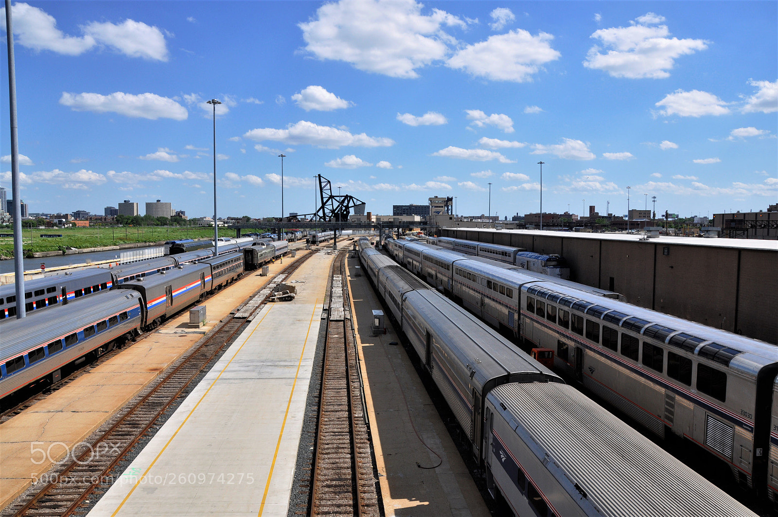 Nikon D90 sample photo. Chicago rail photography