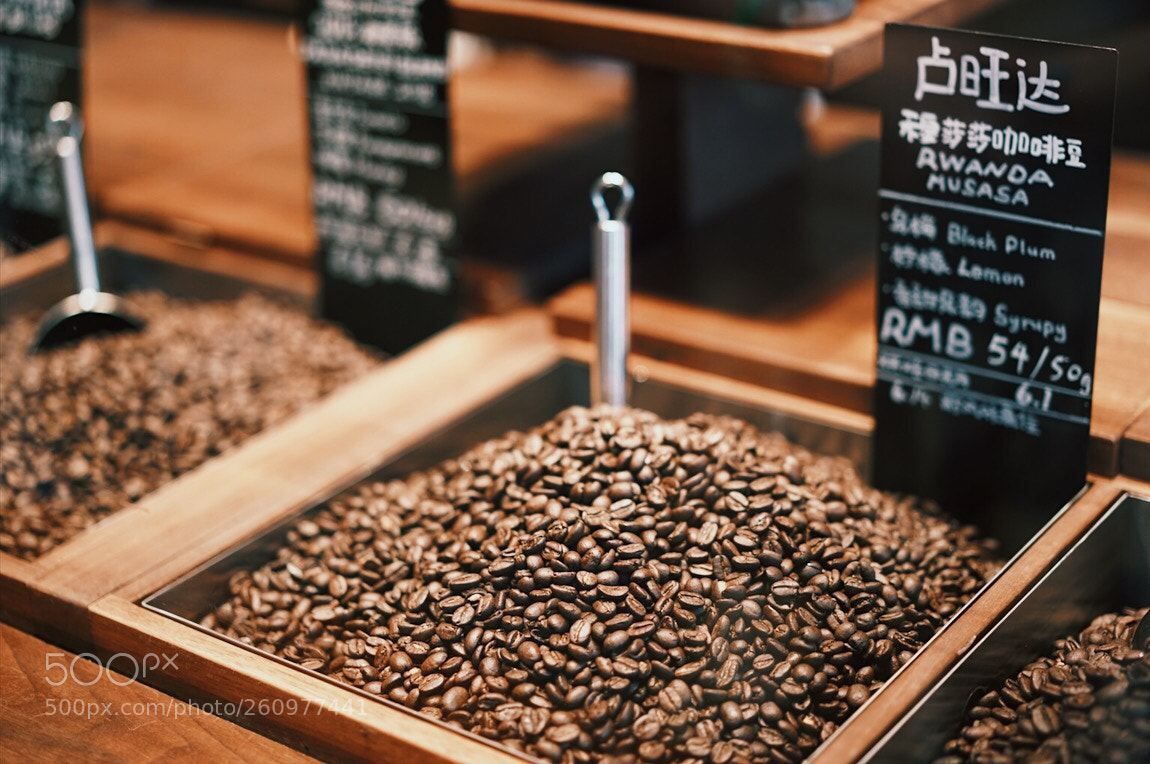 Sony a7R II sample photo. Coffee bean photography