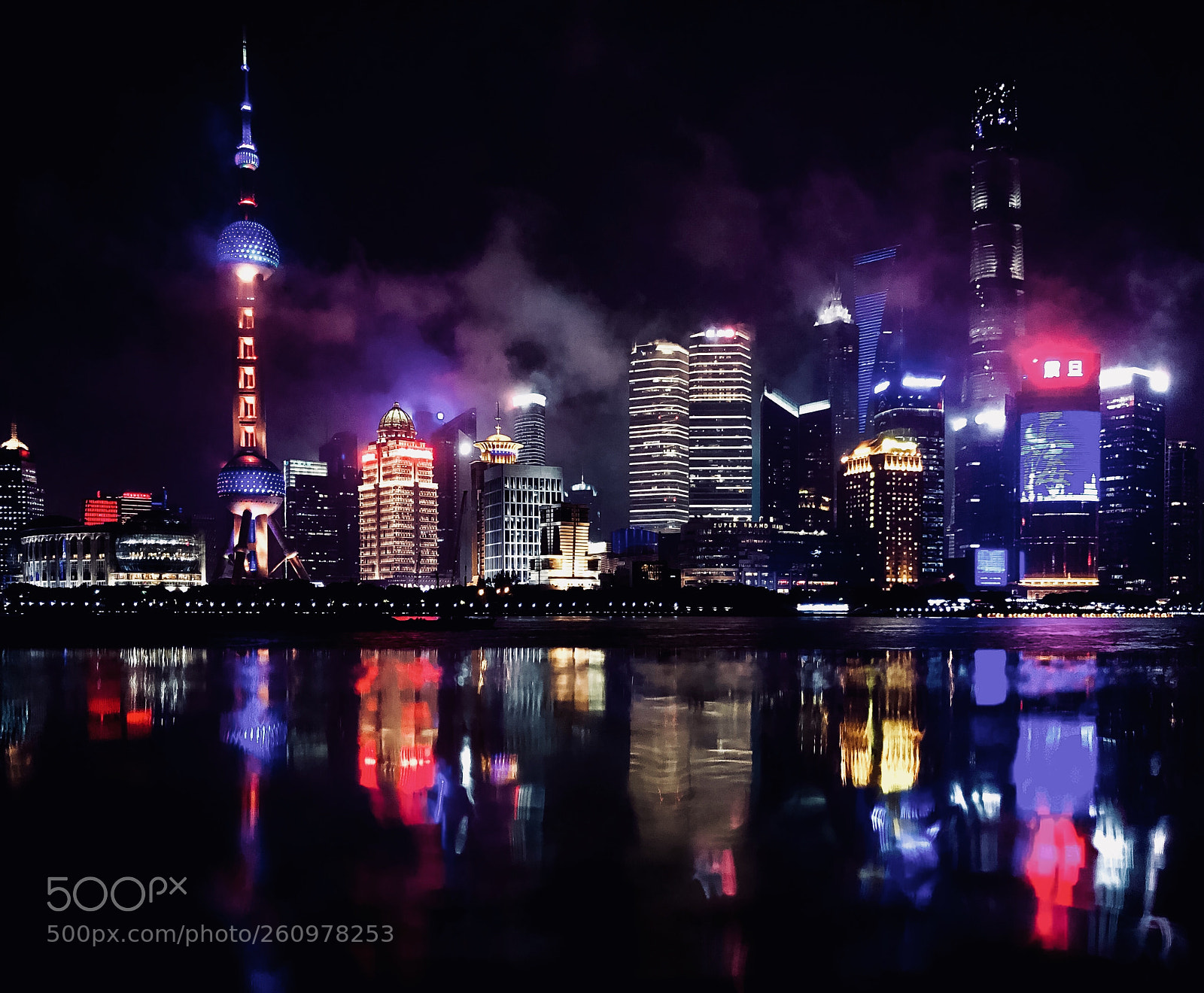 Apple iPhone 8 Plus sample photo. Night in shanghai photography