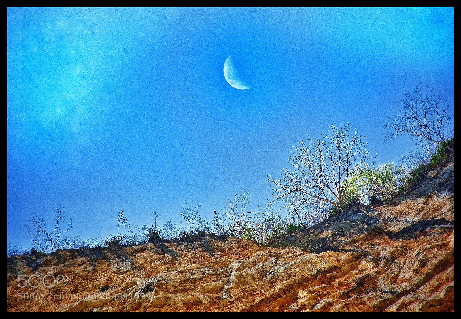 Nikon D7200 sample photo. Luna sobre el acantilado. photography