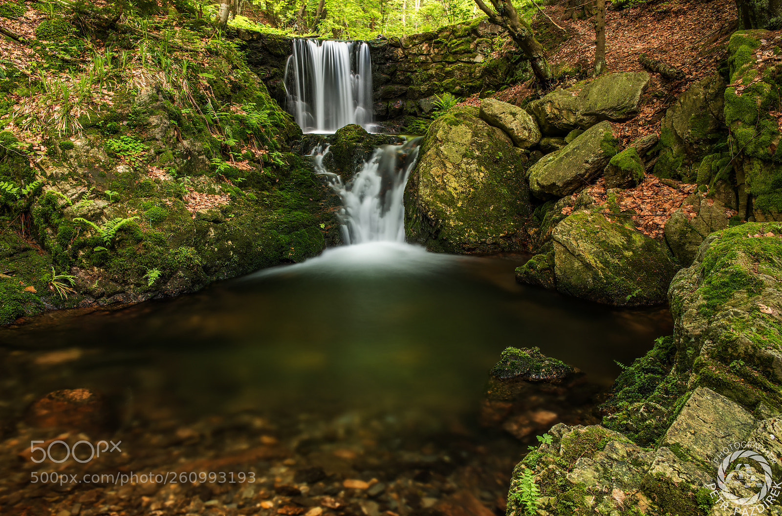 Nikon D850 sample photo. Waterfall on white opava photography