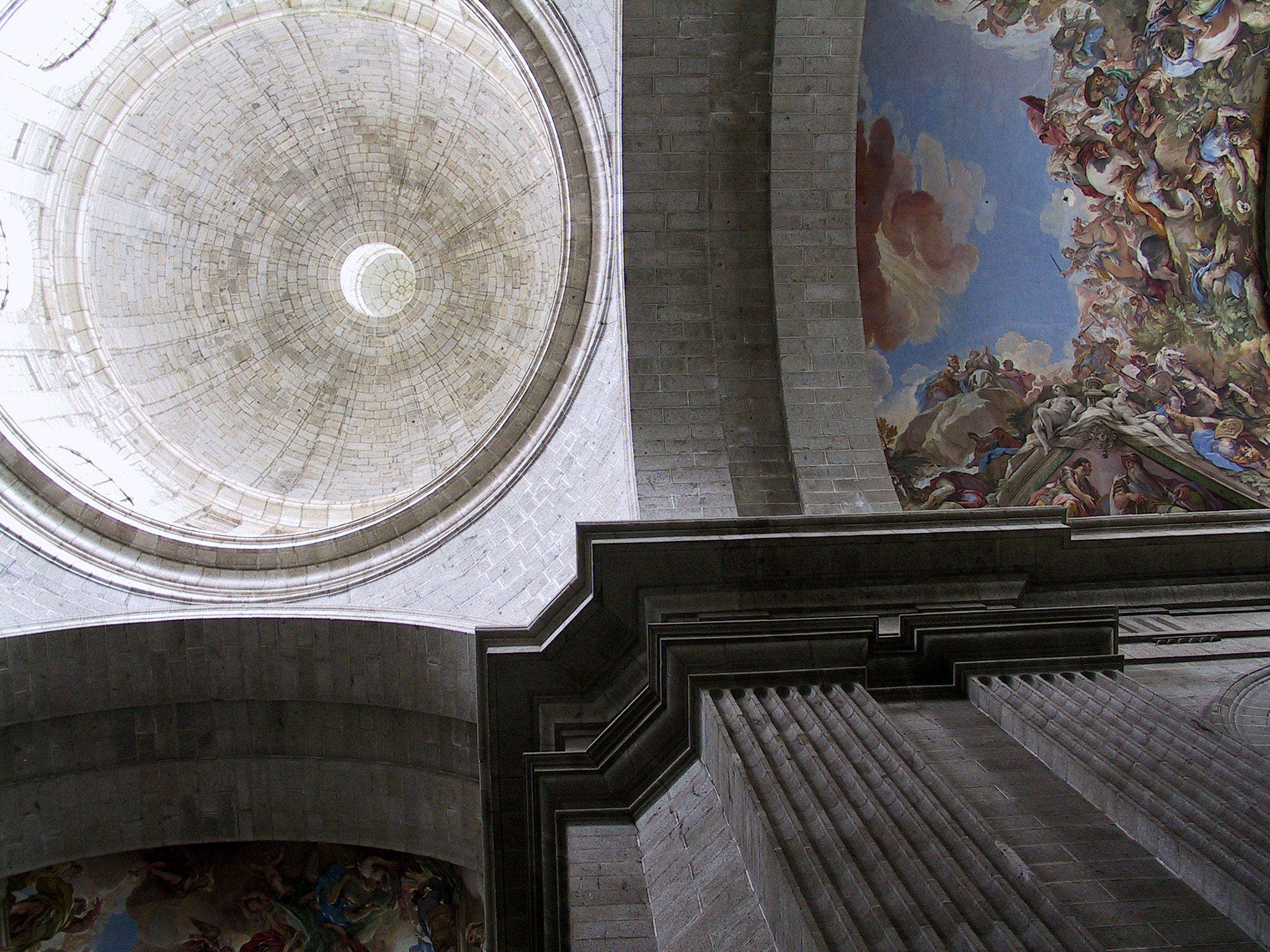Canon POWERSHOT G1 sample photo. Inside monastery in san lorenzo de el escorial photography