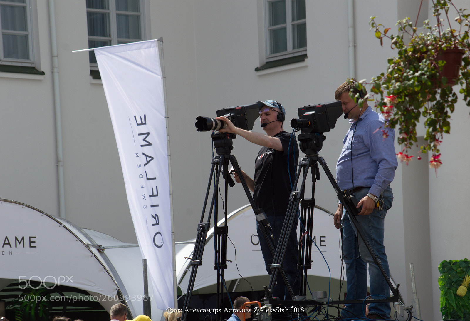 Nikon D3200 sample photo. Video operators photography