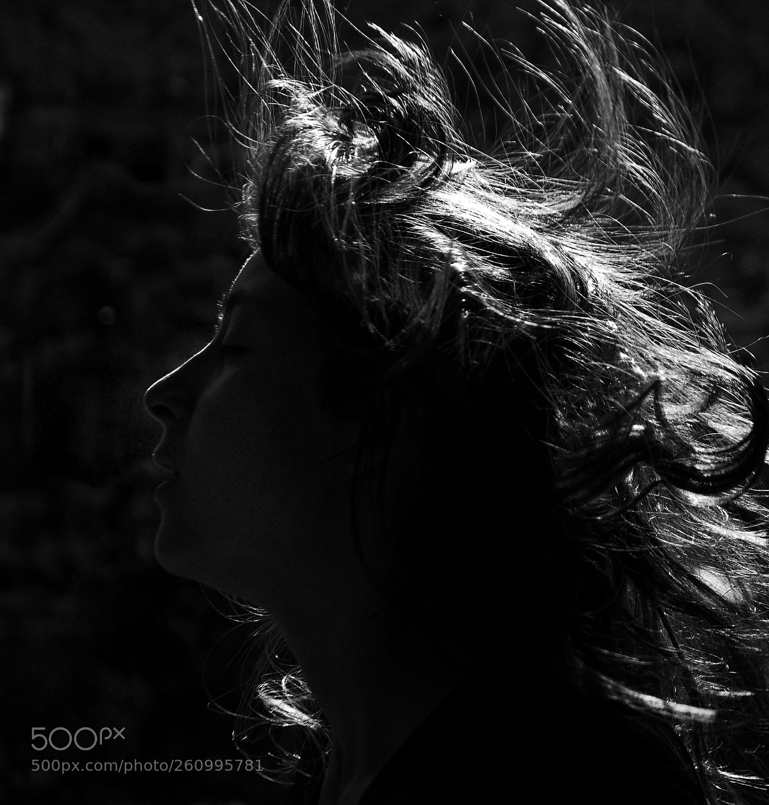 Nikon D90 sample photo. Flying hair photography