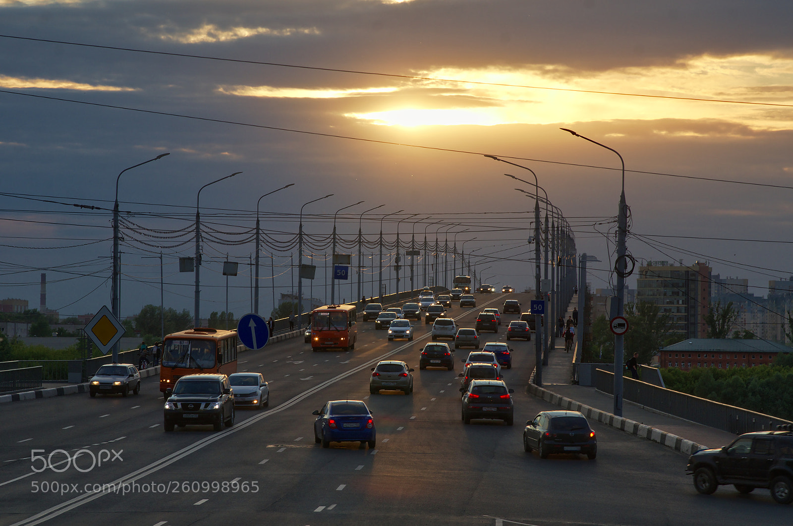 Nikon D7000 sample photo. Bridge at evening photography