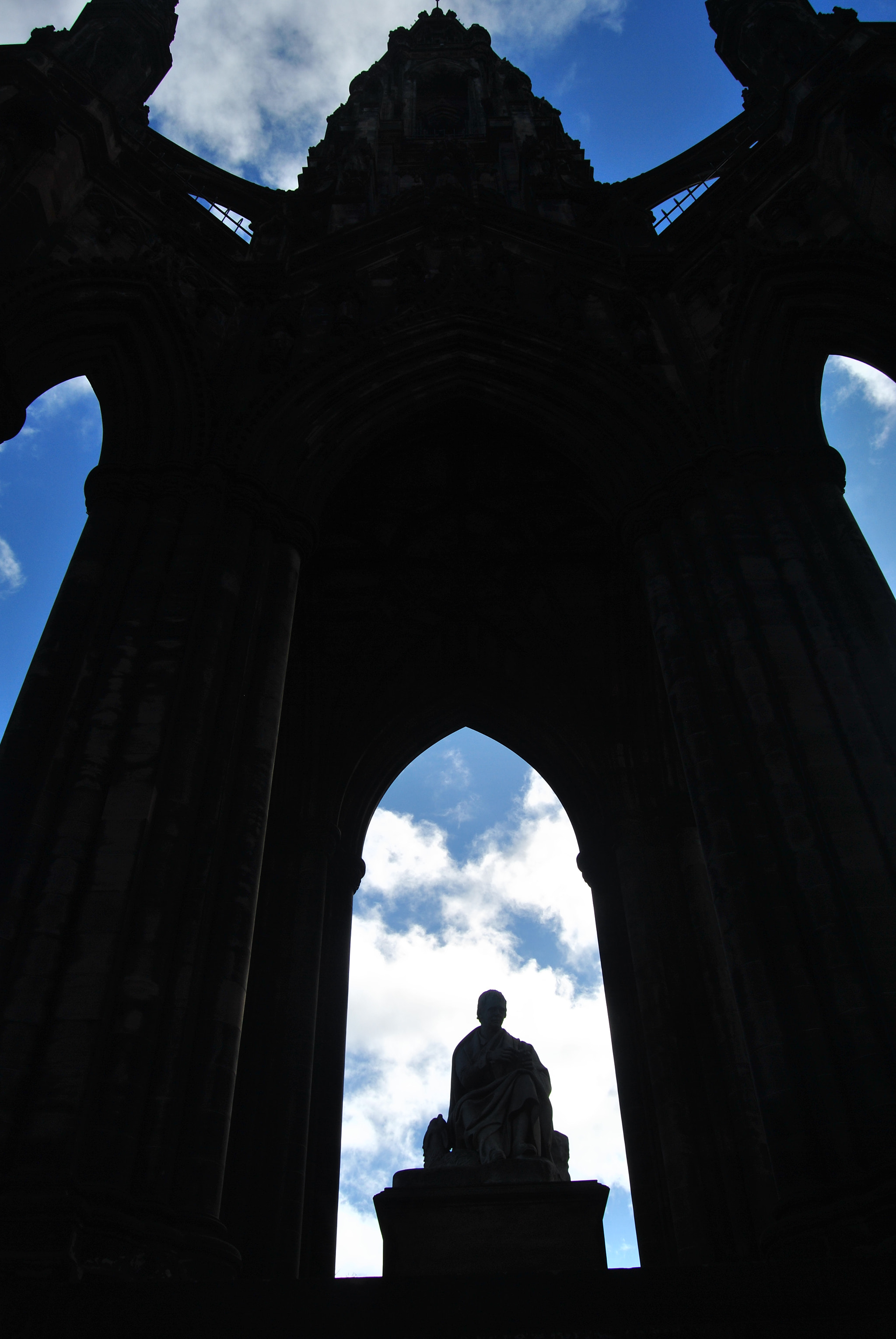 Nikon D3000 sample photo. Walter scott monument photography