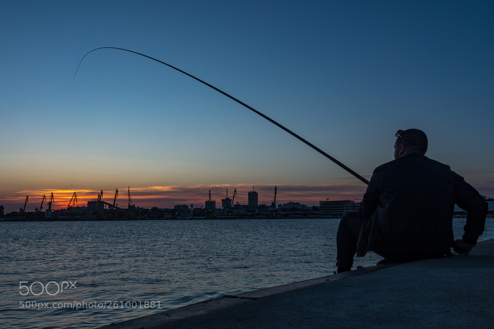 Sony Cyber-shot DSC-RX100 II sample photo. Fisherman at sunset at photography