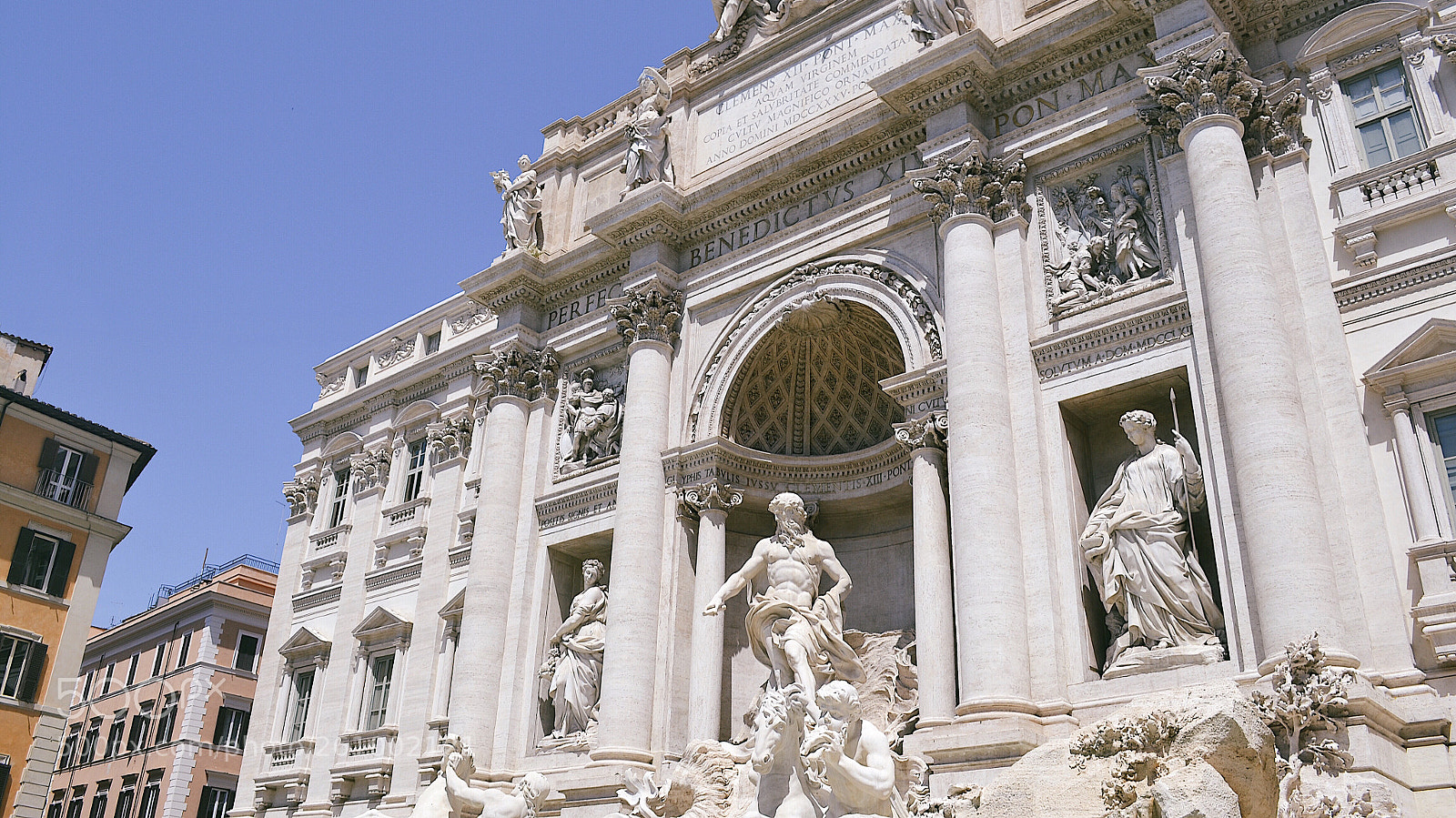 Nikon D3100 sample photo. Fontana di trevi photography