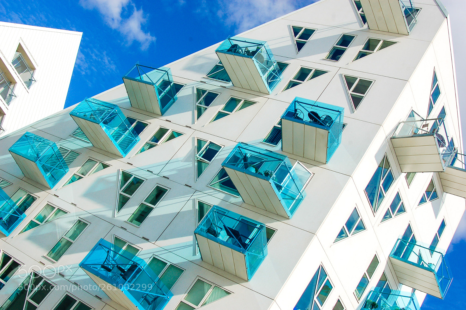 Nikon D50 sample photo. Blue architecture photography