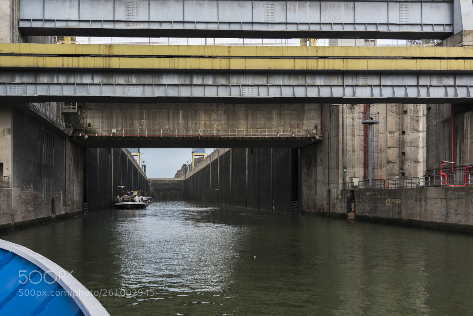 Nikon D810 sample photo. Dam on river, iron photography