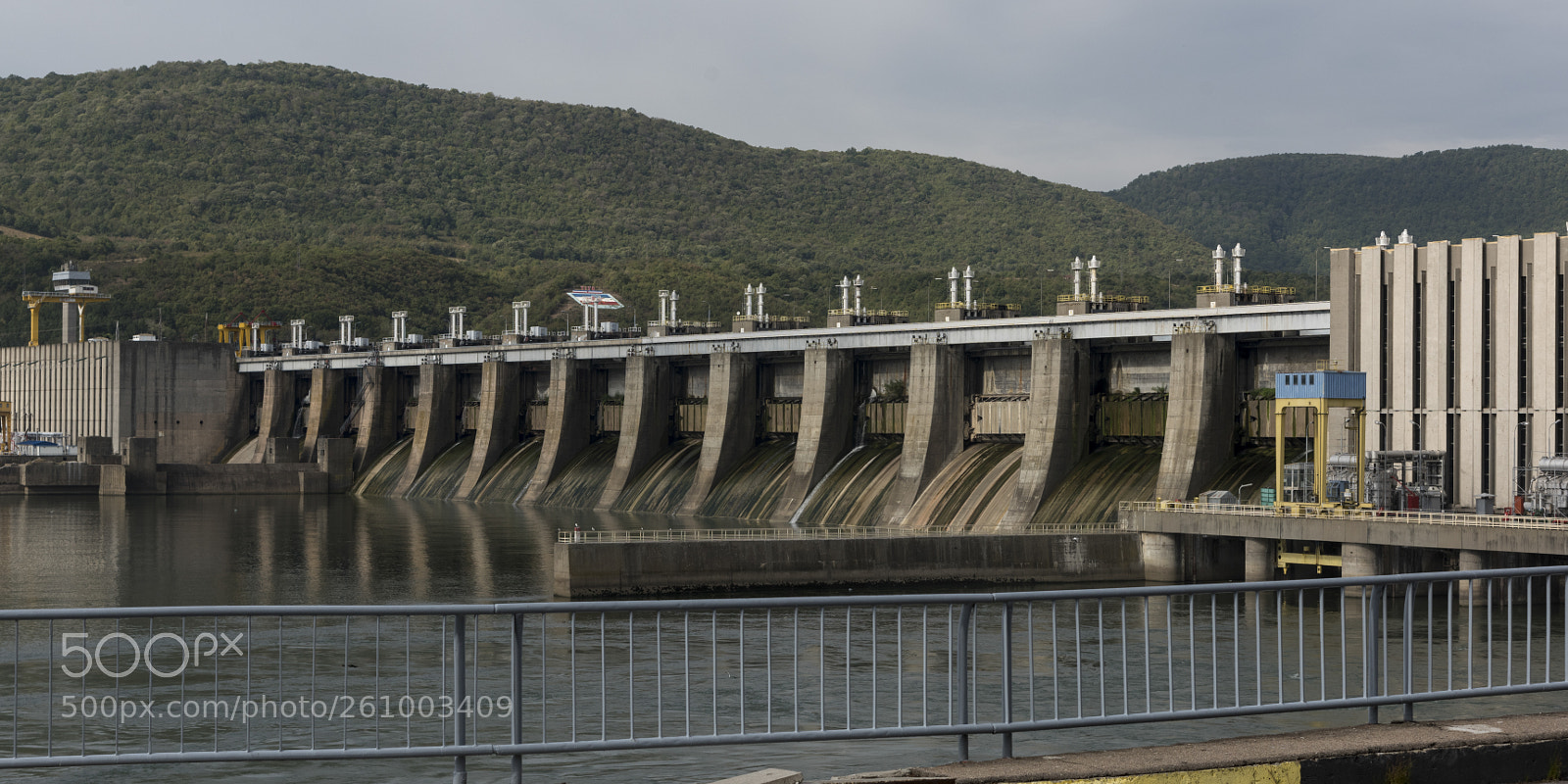 Nikon D810 sample photo. Dam on river, iron photography