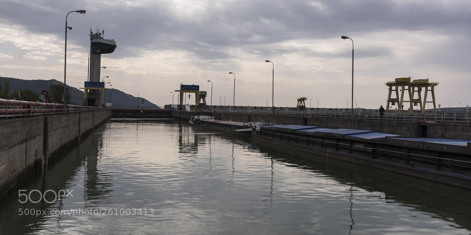Nikon D810 sample photo. Dam on river, iron photography