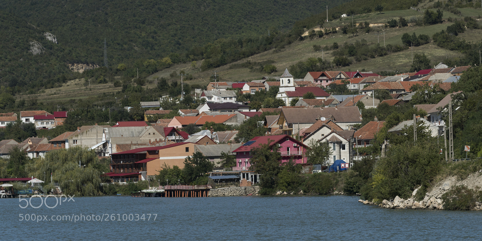Nikon D810 sample photo. Houses on a hill photography