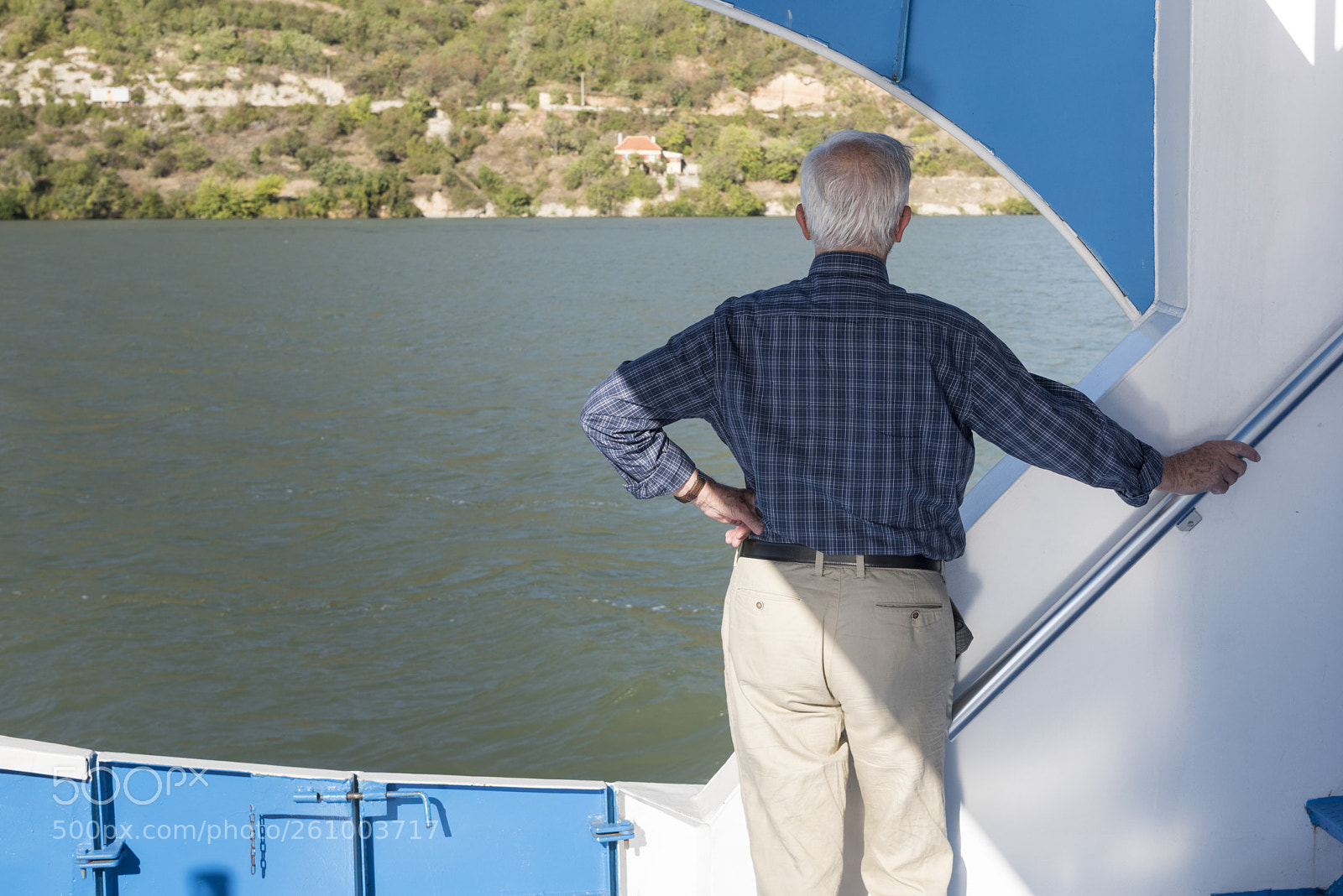 Nikon D810 sample photo. Man standing on boat photography