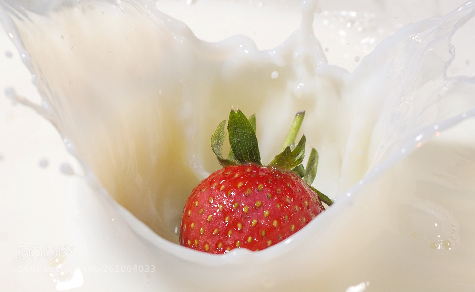 Canon EOS 750D (EOS Rebel T6i / EOS Kiss X8i) sample photo. Strawberry & milk photography