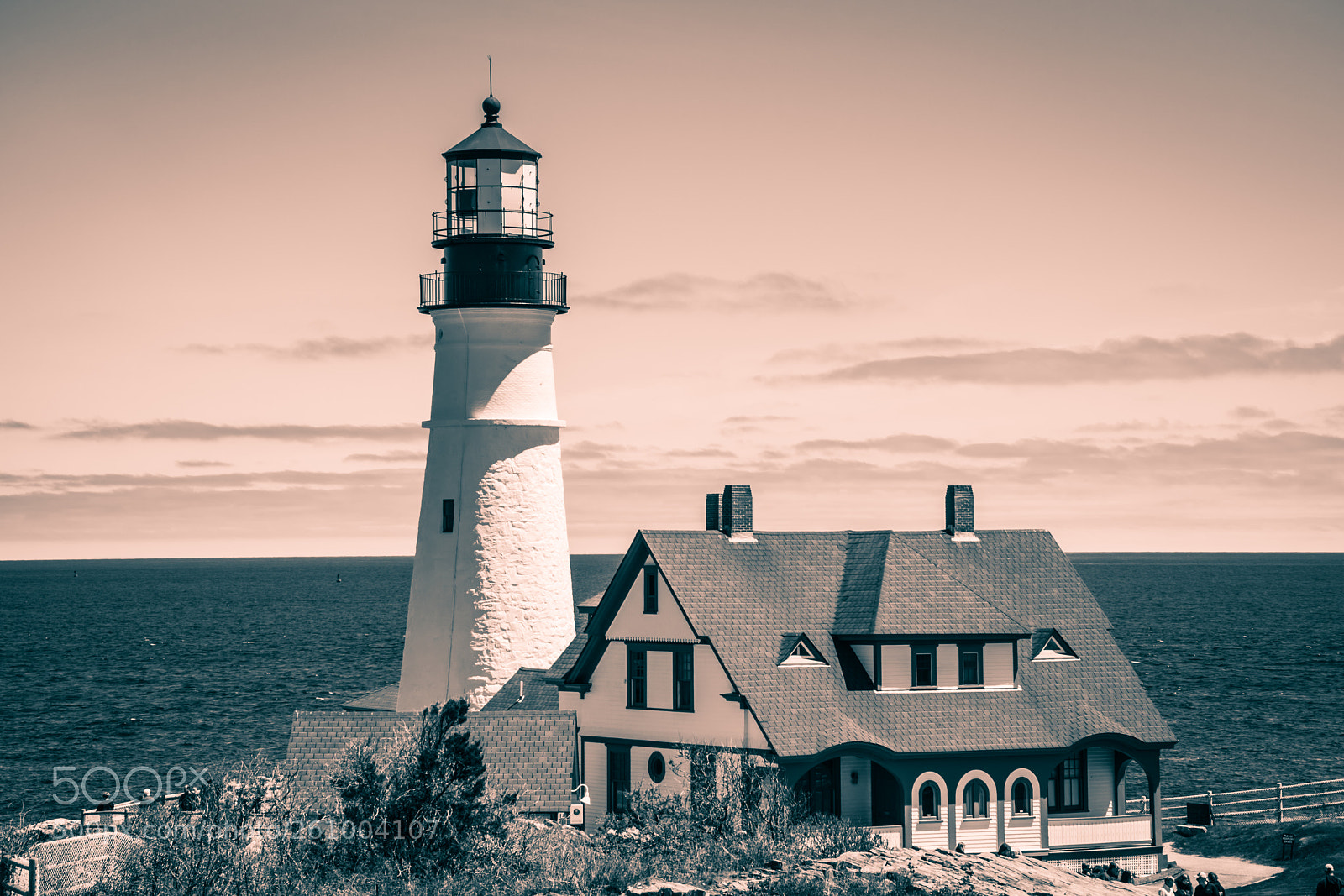 Nikon D5300 sample photo. The portland head light photography