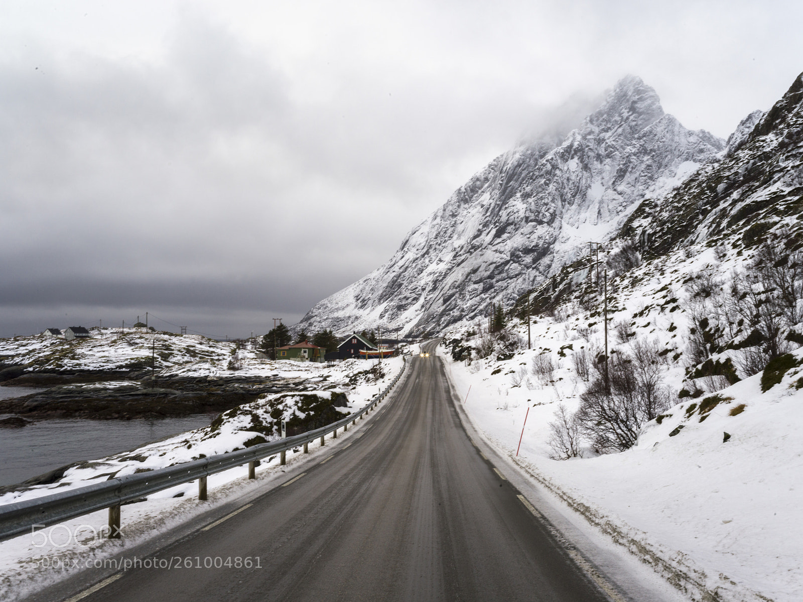 Hasselblad X1D-50c sample photo. Road passing through snow photography