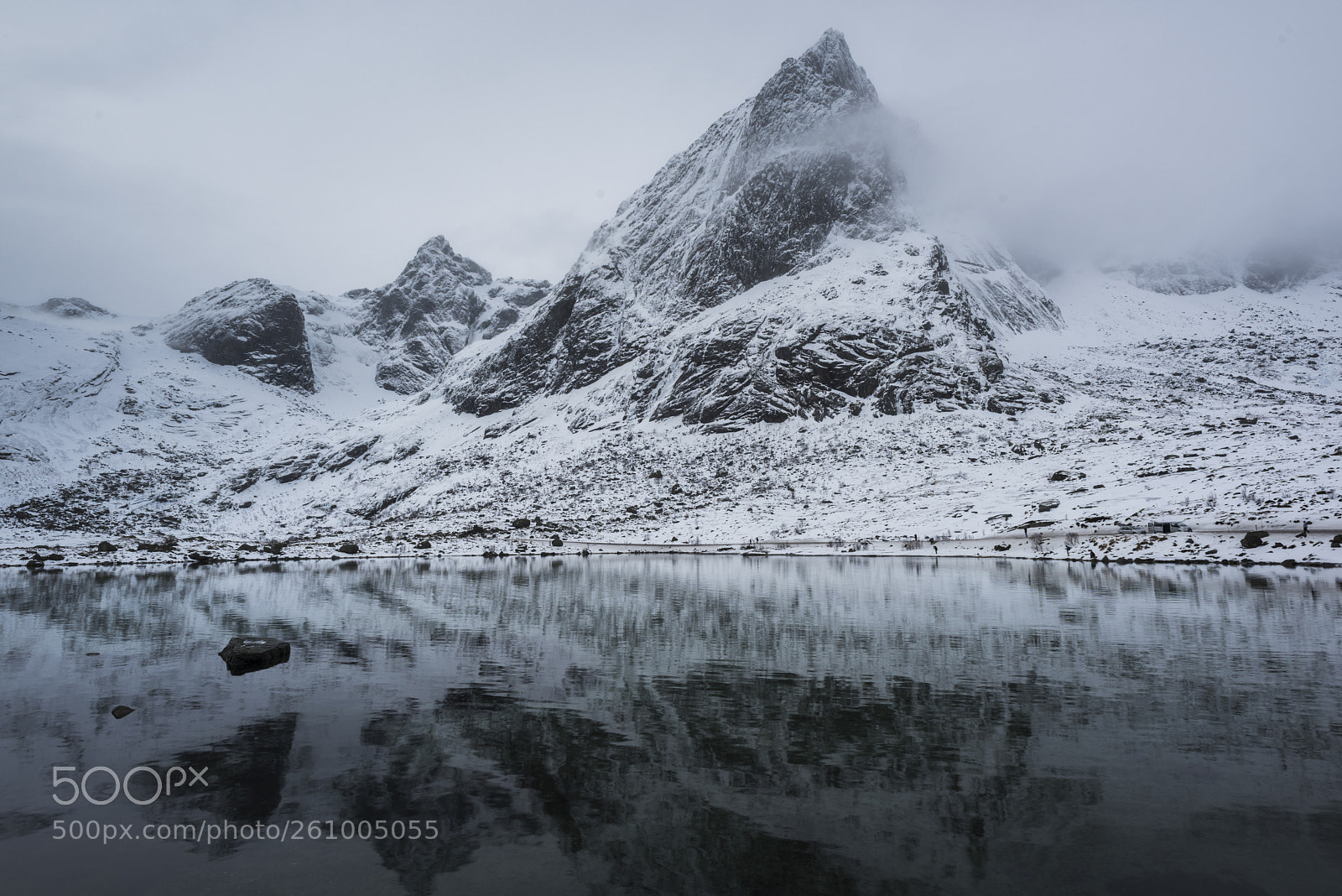 Nikon D810 sample photo. Reflection of mountain in photography